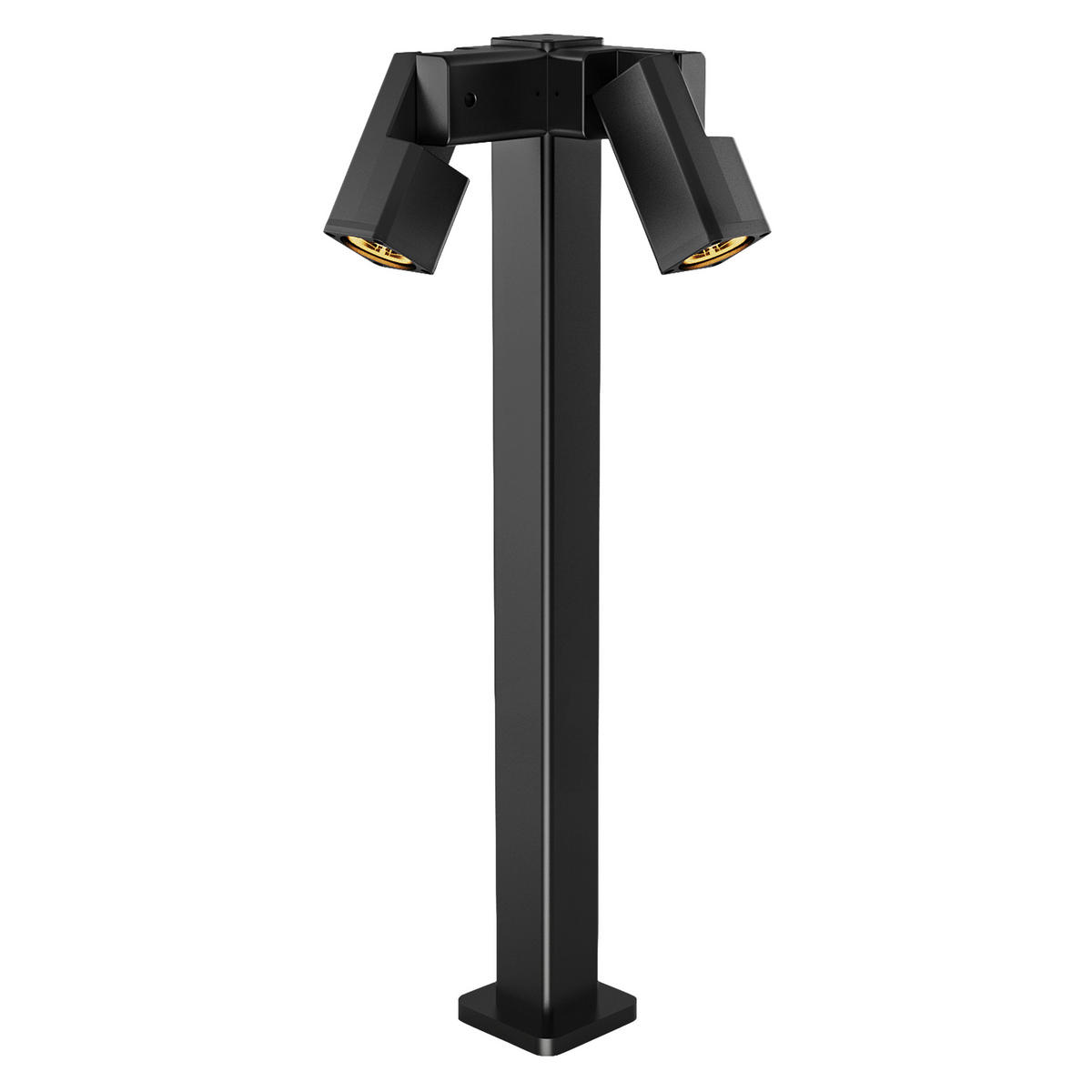 WEGELEUCHTE Salvia 29/29/80 cm  - Schwarz, Design, Metall (29/29/80cm)