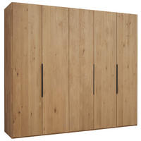 DREHTÜRENSCHRANK 251,9/223,3/62 cm 5-türig Erlefarben, Wildeiche  - Wildeiche/Erlefarben, Design, Holz/Metall (251,9/223,3/62cm) - Valnatura