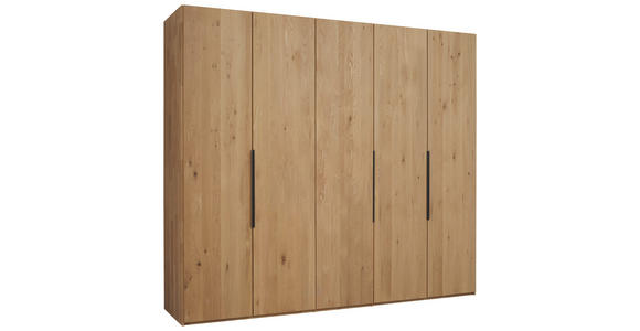 DREHTÜRENSCHRANK 251,9/223,3/62 cm 5-türig Erlefarben, Wildeiche - Wildeiche/Erlefarben, Design, Holz/Metall (251,9/223,3/62cm) - Valnatura