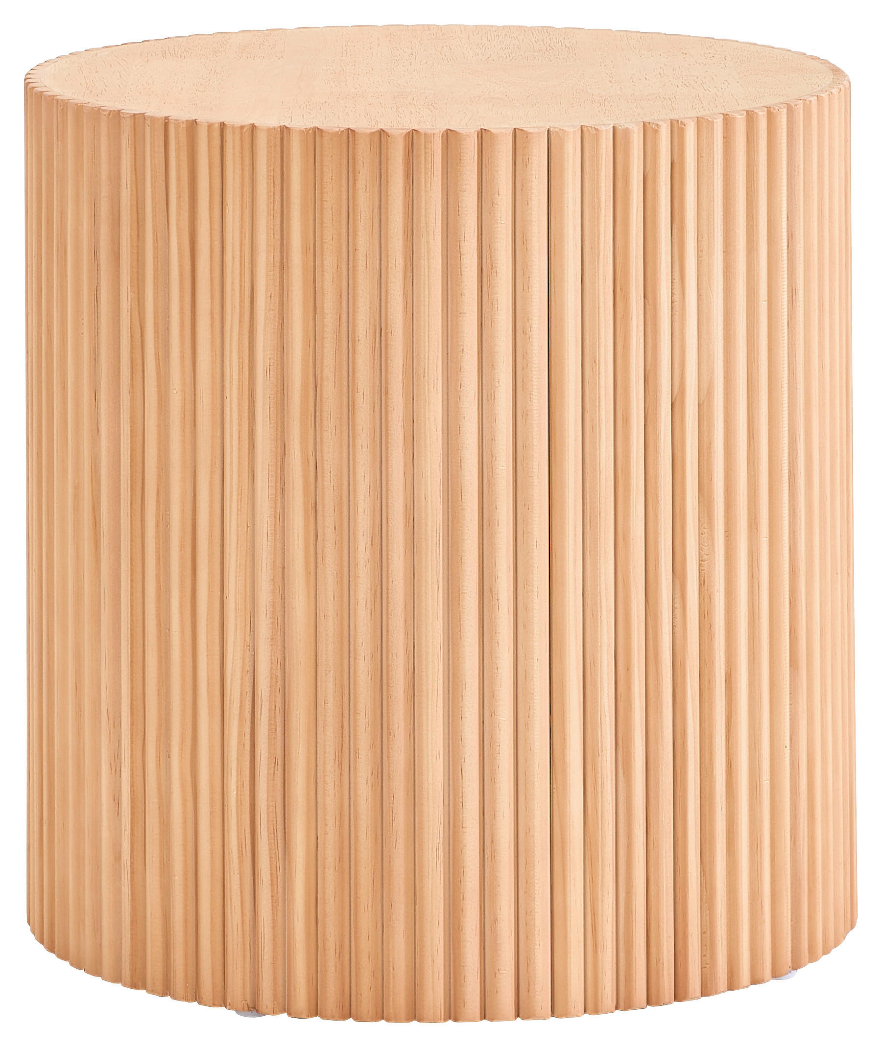 BEISTELLTISCH Kiefer furniert Naturfarben rund  - Naturfarben, Design, Holz/Holzwerkstoff (42/42/42cm) - MID.YOU