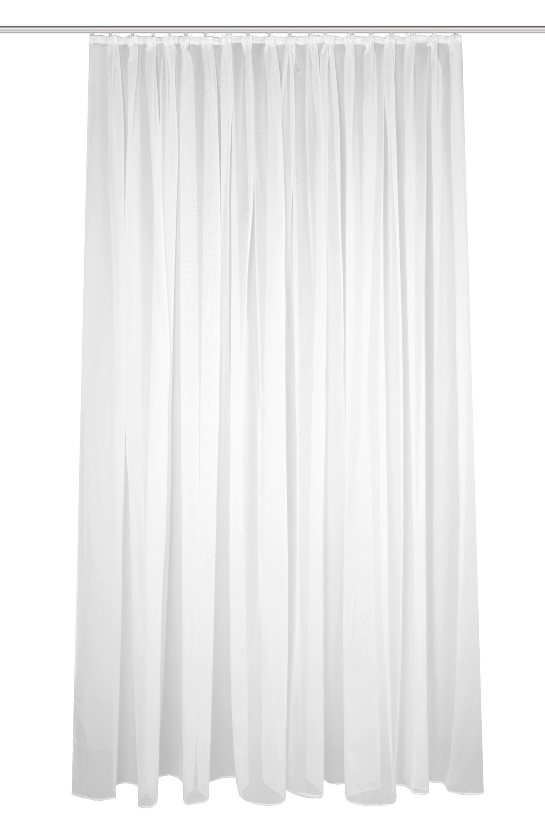 FERTIGSTORE  transparent  300/245 cm   - Weiß, Basics, Textil (300/245cm)