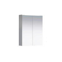 SPIEGELSCHRANK 60/78/18 cm  - Weiß Hochglanz/Weiß, Trend, Glas/Holzwerkstoff (60/78/18cm) - MID.YOU