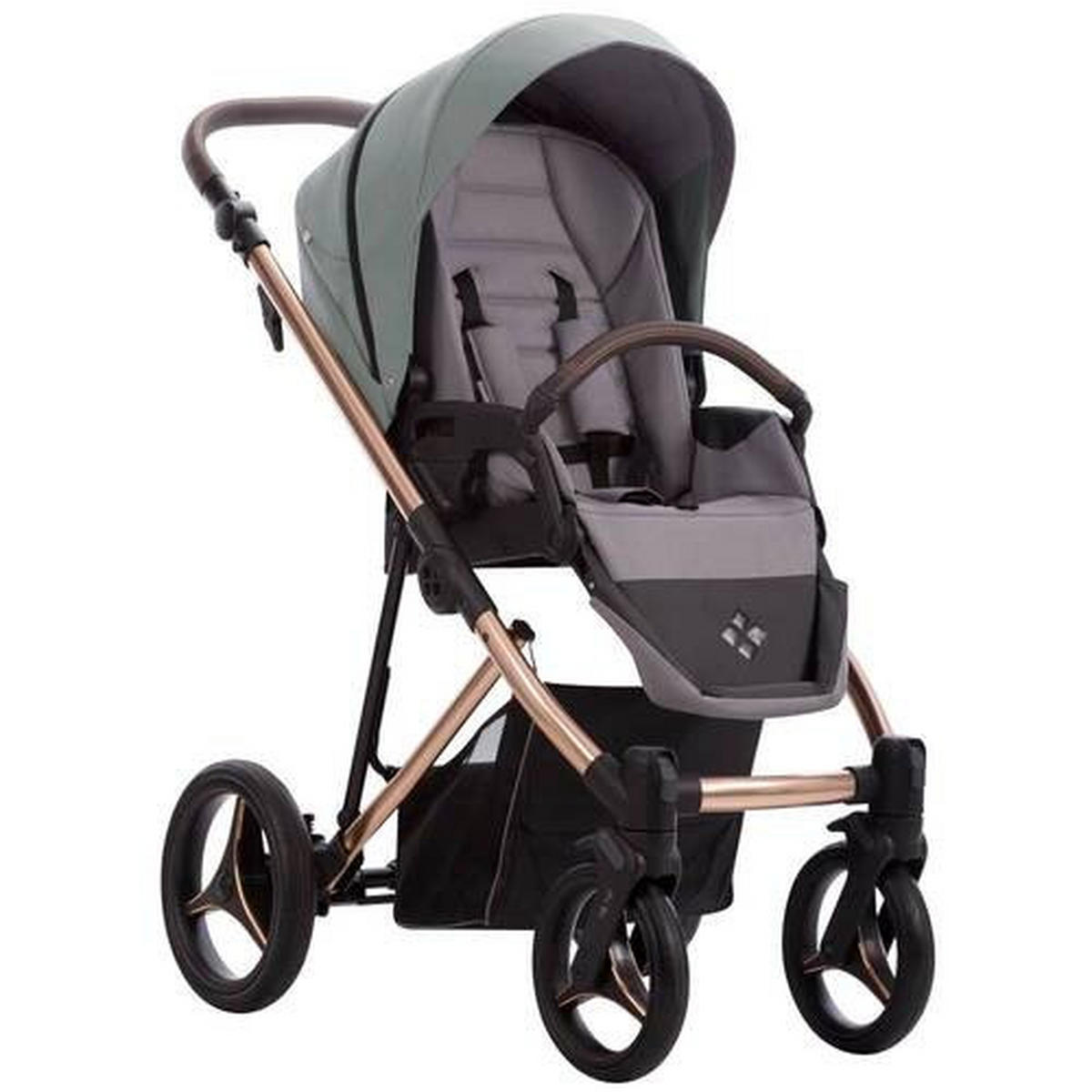 DJEČJA KOLICA  Flavio Premium  - svijetlo siva, Basics, tekstil/metal (50/90/50cm) - BEBETTO