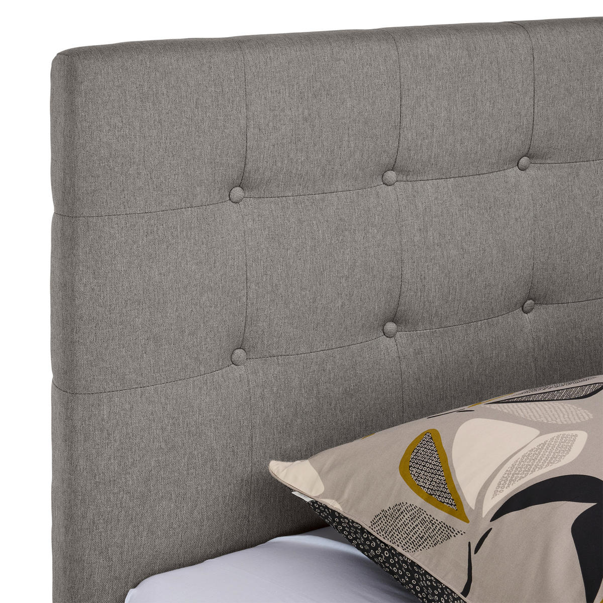 TAPECIRANI KREVET   180/200 cm   svijetlo siva  - svijetlo siva, Moderno, drvo/tekstil (180/200cm) - Carryhome