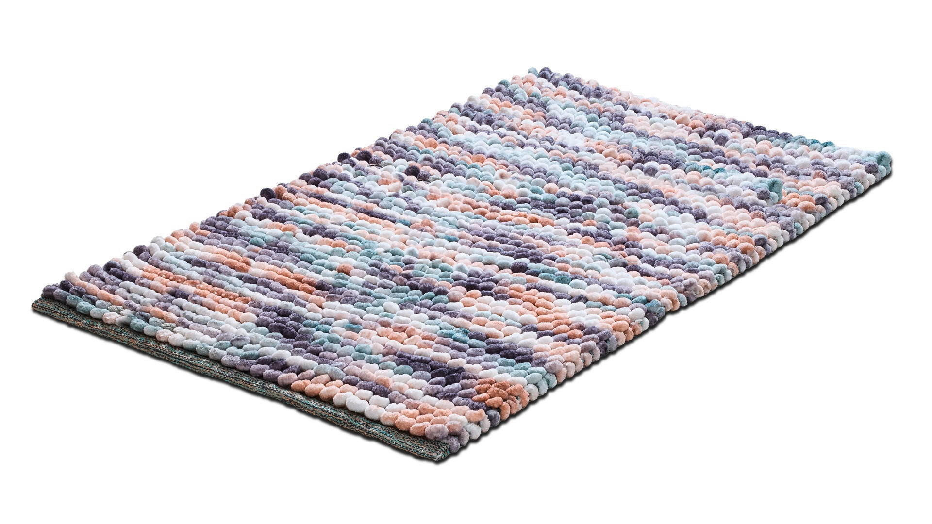 BADEMATTE Multicolor 70/120 cm - Multicolor, KONVENTIONELL, Kunststoff/Textil (70/120cm) - Grund