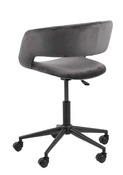 JUGENDDREHSTUHL Schwarz, Dunkelgrau  - Dunkelgrau/Schwarz, Design, Kunststoff/Textil (56/87/54cm) - Carryhome