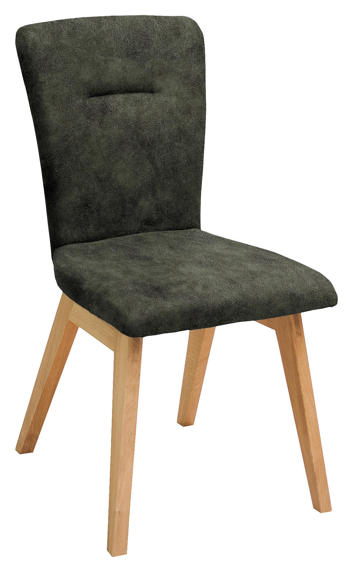 STUHL in Holz, Textil Dunkelgrün  - Dunkelgrün, KONVENTIONELL, Holz/Textil (46/91/66cm) - Dieter Knoll