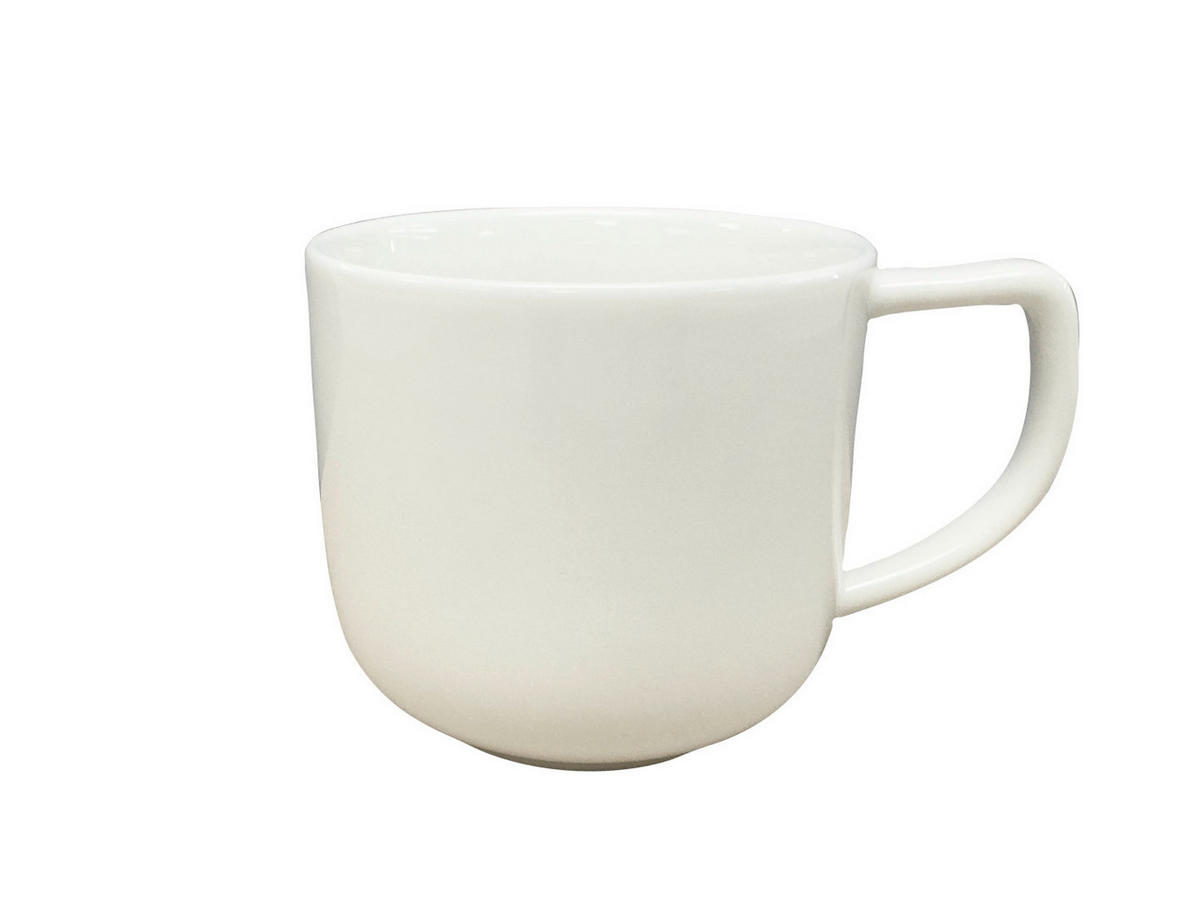 ŠOLJICA ZA KAFU  Vola  330 ml      - bela, Dizajnerski, keramika (9/8cm) - Novel