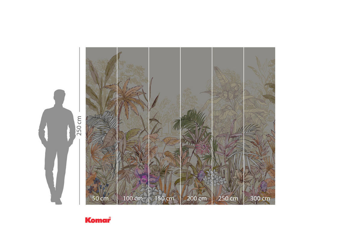 NON WOVEN-TAPET 300/250 cm  - multicolor, Basics (300/250cm) - Komar
