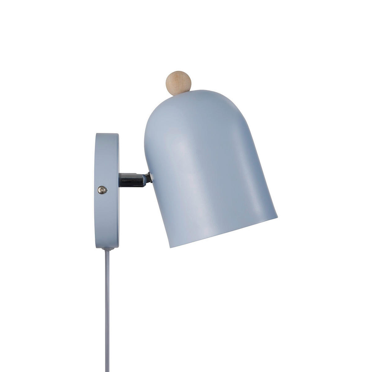 WANDLEUCHTE Gaston 19.5/19,5/19.5 cm  - Blau, Design, Metall (19.5/19,5/19.5cm) - Nordlux