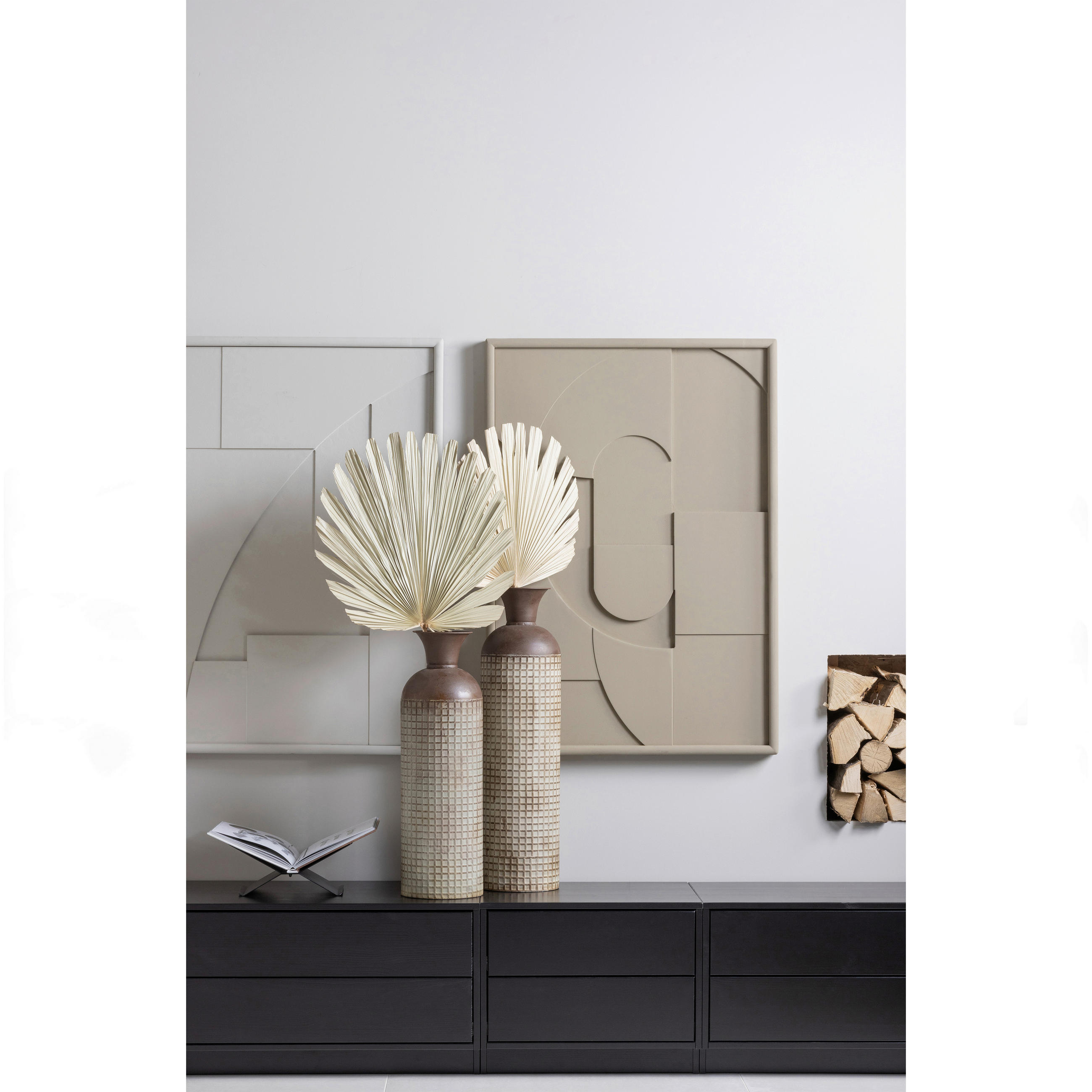 LOWBOARD Finca  in 100/40/40 cm  - Schwarz, Design, Holz (100/40/40cm) - Livetastic