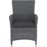 GARTENSESSEL - Naturfarben/Grau, Design, Kunststoff/Textil (61/91/64cm) - Ambia Garden