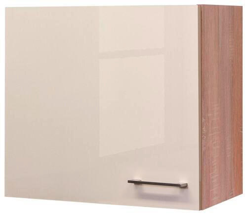 KÜCHENOBERSCHRANK 60/54,8/32 cm  in Sonoma Eiche, Kaschmir  - Kaschmir/Edelstahlfarben, MODERN, Holzwerkstoff/Metall (60/54,8/32cm) - FlexWell