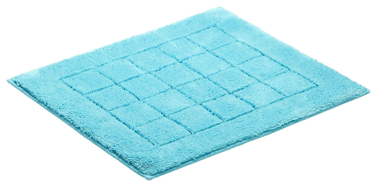 FÜRDŐSZOBASZŐNYEG  55/65 cm  türkiz   - türkiz, Basics, műanyag/textil (55/65cm) - Vossen