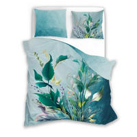 POSTELJINA SA DVA LICA 200/200 cm saten zelena  - zelena, Osnovno, tekstil (200/200cm) - Esposa