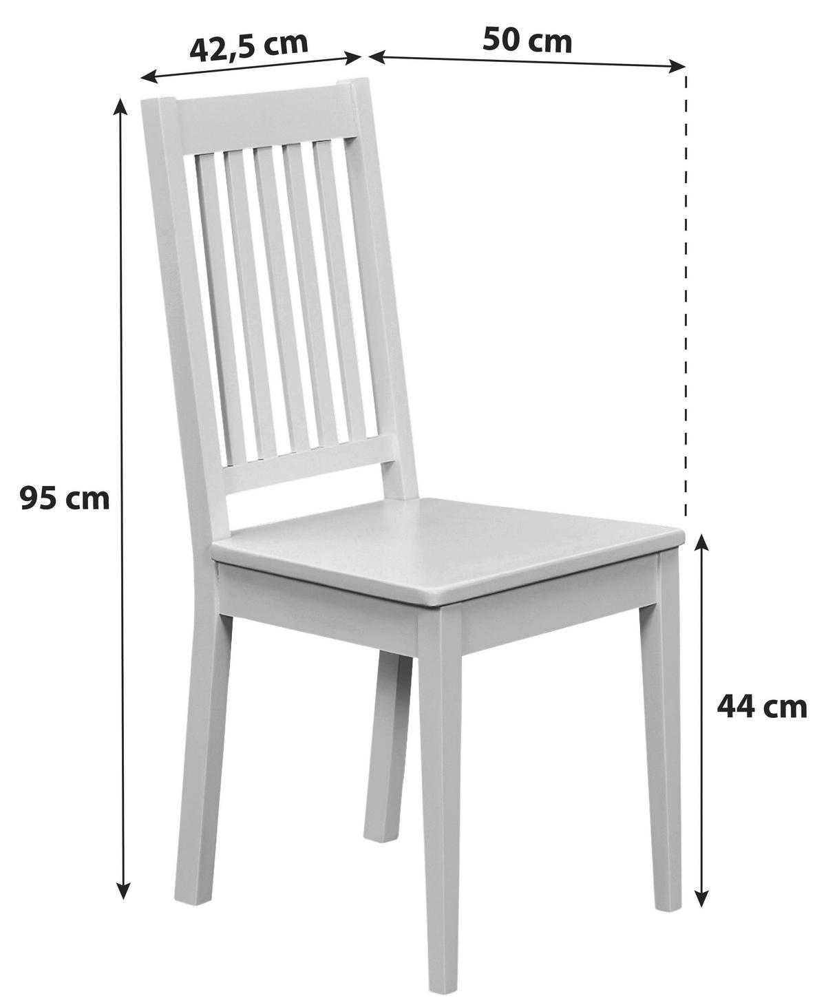 STOLSET 2 styck  - vit, Lifestyle, trä (42,5/95/50cm) - MID.YOU