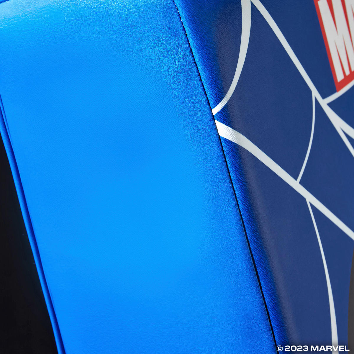 HERNÉ KRESLO, modrá - modrá, Modern, koža/kompozitné drevo (40/65,5/85,5cm) - X Rocker