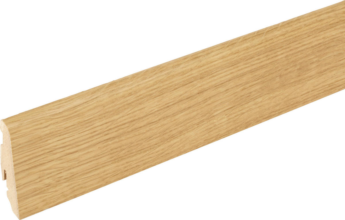 SOCKELLEISTE Eichefarben  - Eichefarben, Basics, Holz (240/1,9/5,8cm) - Homeware