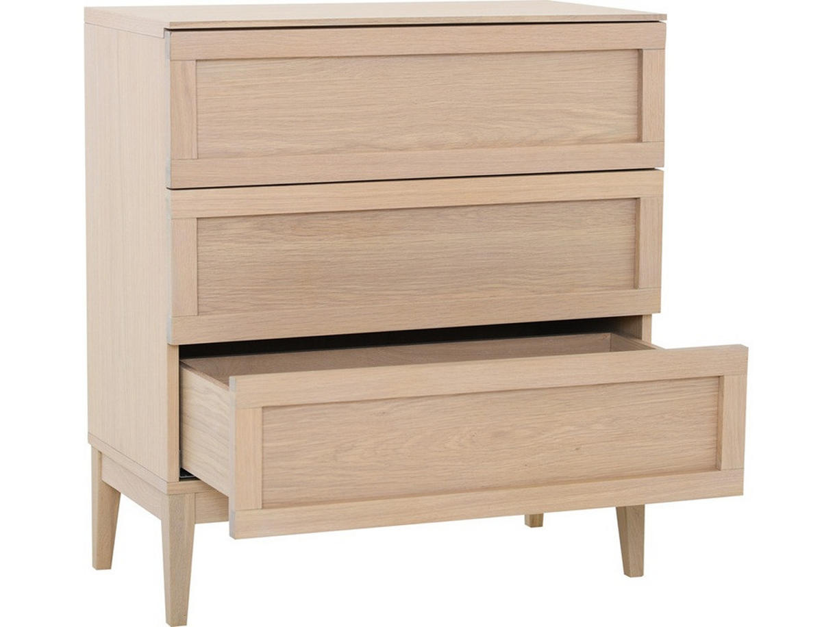 BYRÅ 80/89/42 cm  - ek Bianco, Design, trämaterial/trä (80/89/42cm) - Best Price