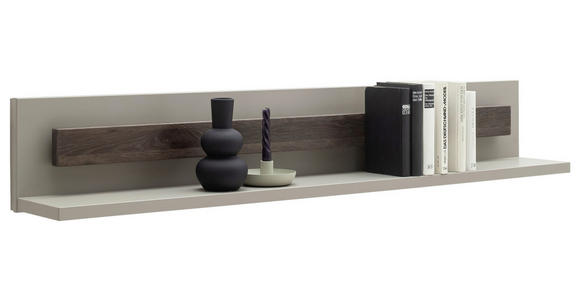 WANDBOARD 150/24/22 cm - Eichefarben/Grau, Design, Holzwerkstoff (150/24/22cm) - Novel