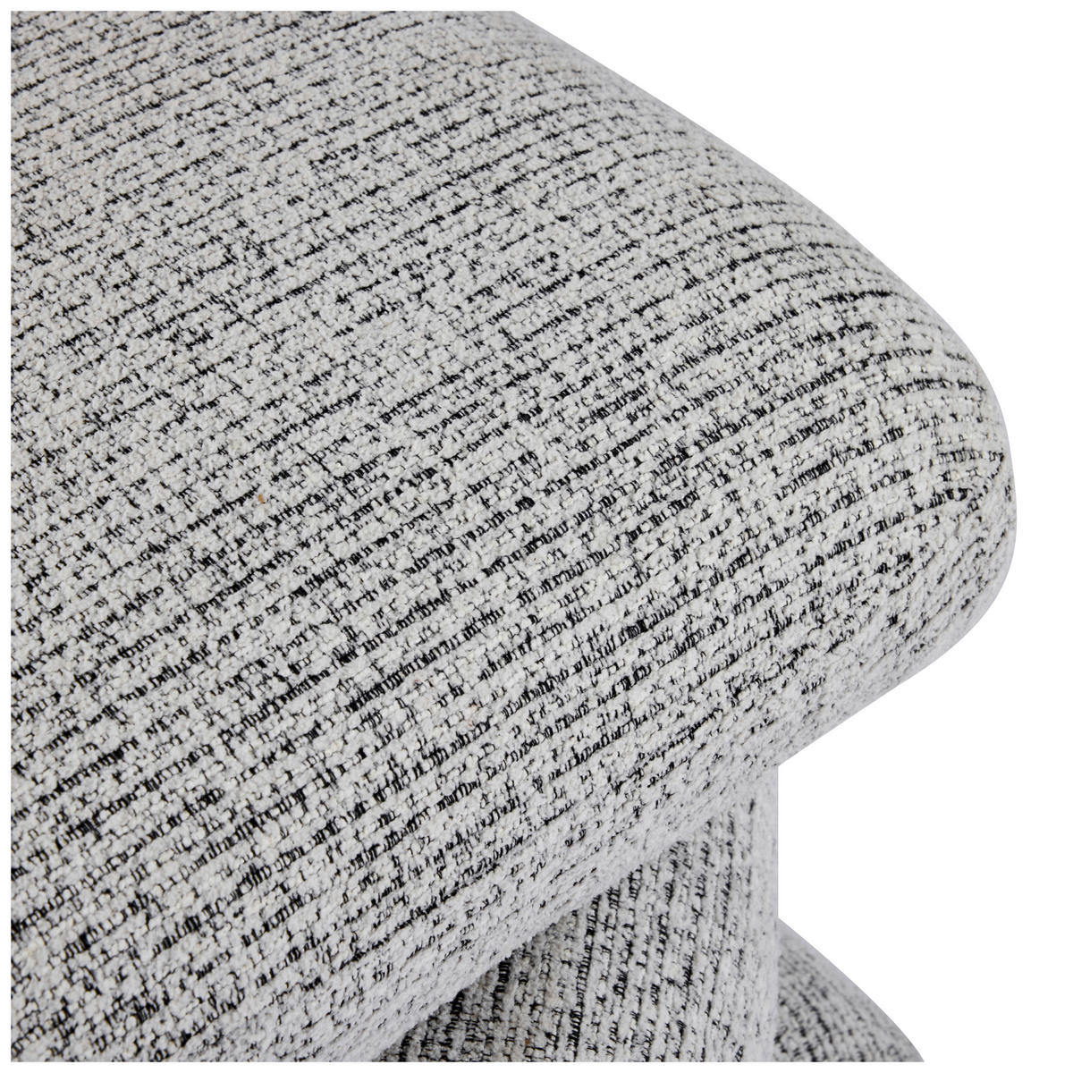 HOCKER Holz, Textil Grau  - Grau, Konventionell, Holz/Textil (55/45/55cm) - Xora