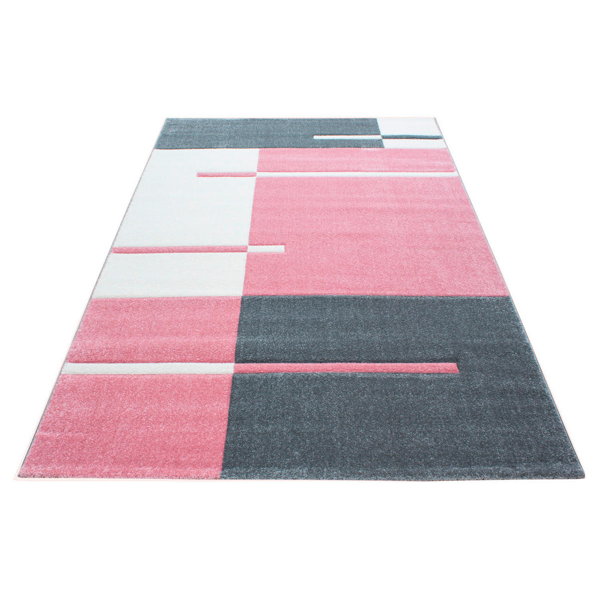 FLACHWEBETEPPICH 280/370 cm Hawaii Pink  - Pink, Design, Textil (280/370cm) - Novel