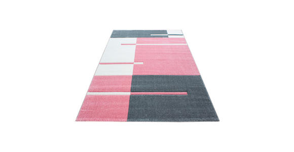 FLACHWEBETEPPICH 140/200 cm Hawaii Pink - Pink, Design, Textil (140/200cm) - Novel