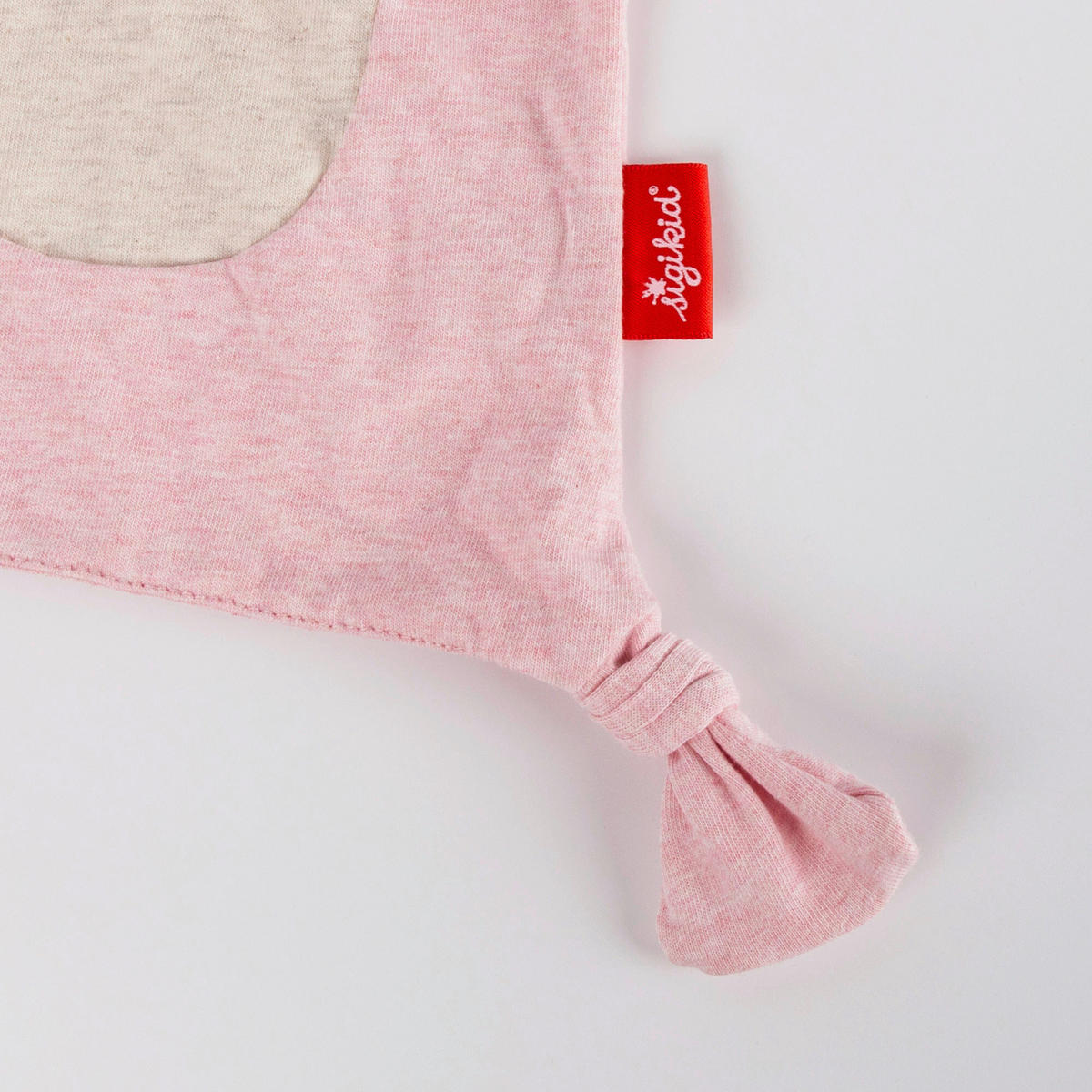 SCHMUSETUCH - Hellrosa/Weiß, Basics, Textil (22/26/9cm) - Sigikid