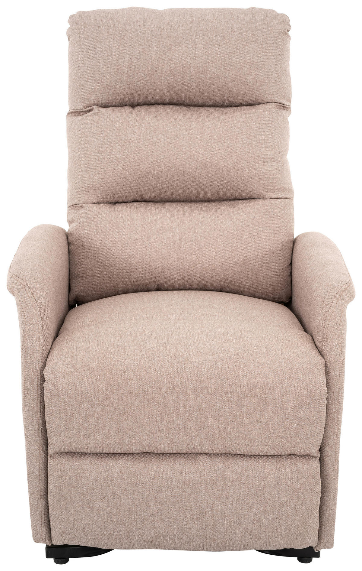 RELAXFÅTÖLJ i metall, textil sandfärgad  - sandfärgad/svart, Design, metall/textil (68/100/94cm) - Livetastic