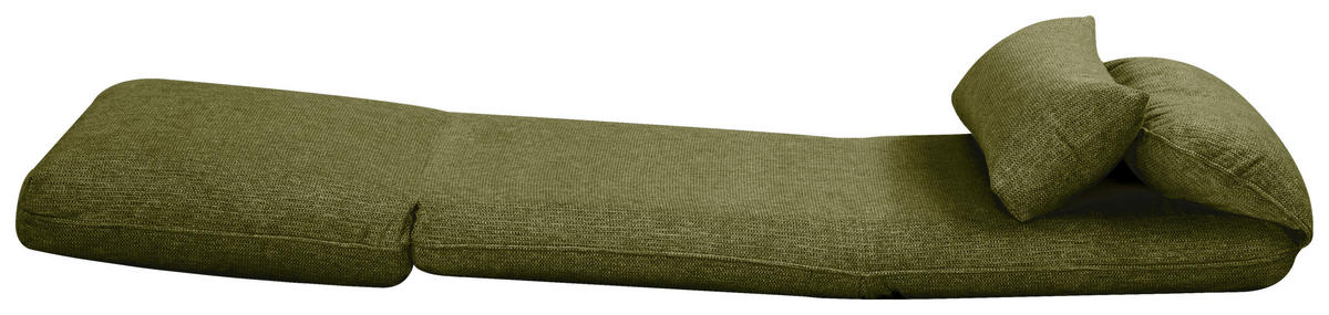 FOTELJA NA RAZVLAČENJE metal, tekstil  maslinasto zelena   - maslinasto zelena, Design, metal/tekstil (78/72/85cm) - Livetastic