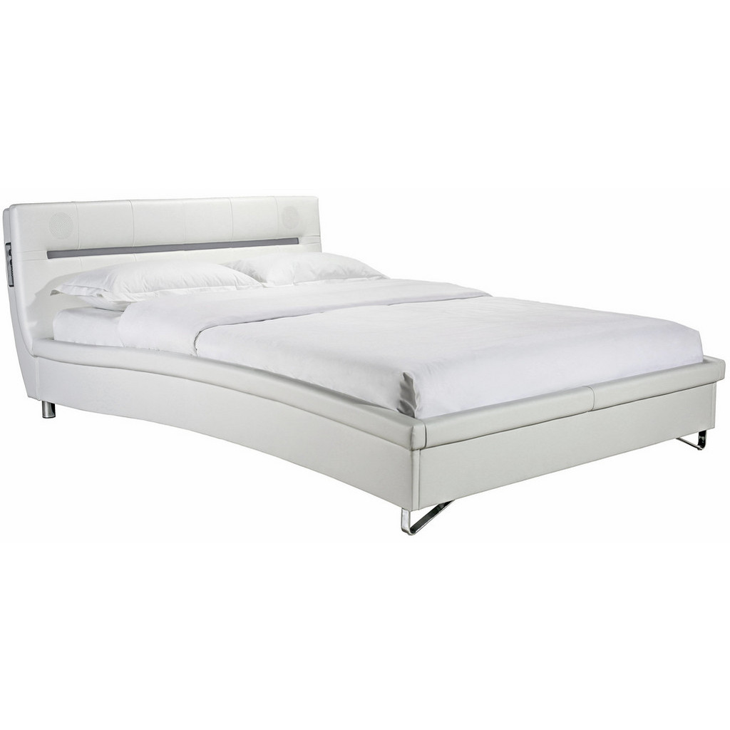 Bett Weiß 140 Preisvergleich Besten Angebote Online Kaufen Bett 140 Cm X 200 In Leder Metall Textil Weiß