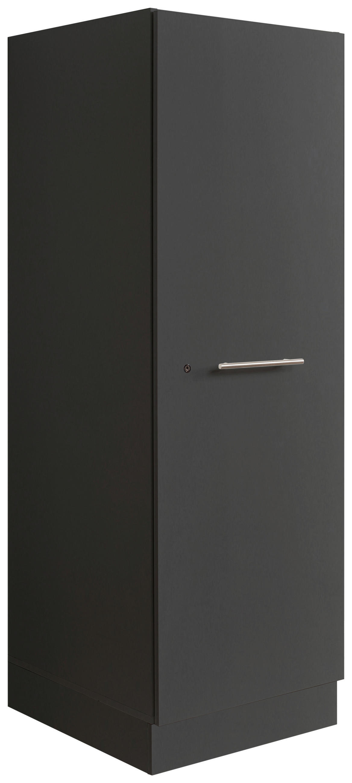MEHRZWECKSCHRANK 50/162/67,5 cm  in Anthrazit  - Anthrazit/Silberfarben, Design, Holzwerkstoff/Metall (50/162/67,5cm)