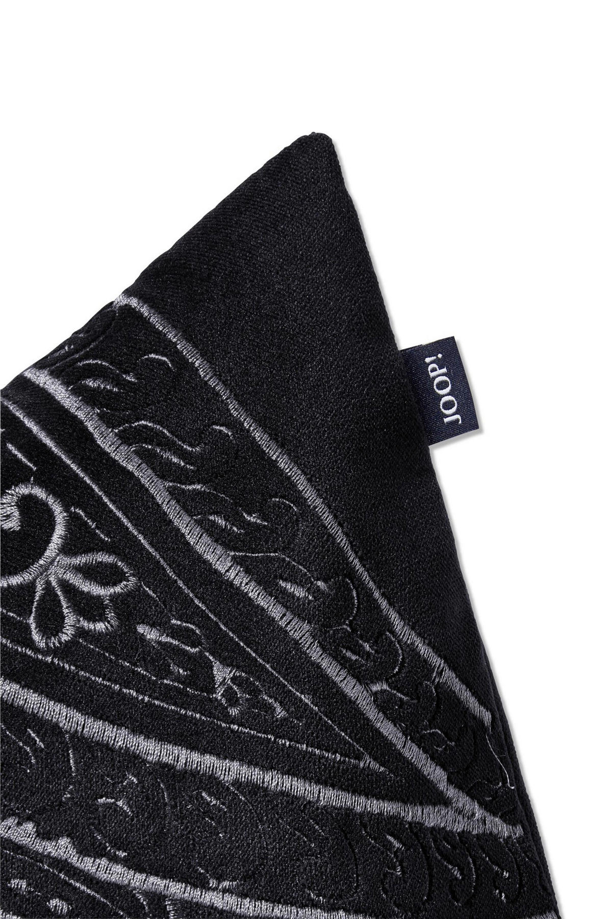 KISSENHÜLLE J! Paisley schwarz 50/50 cm  - Beige/Schwarz, Design, Textil (50/50cm) - Joop!