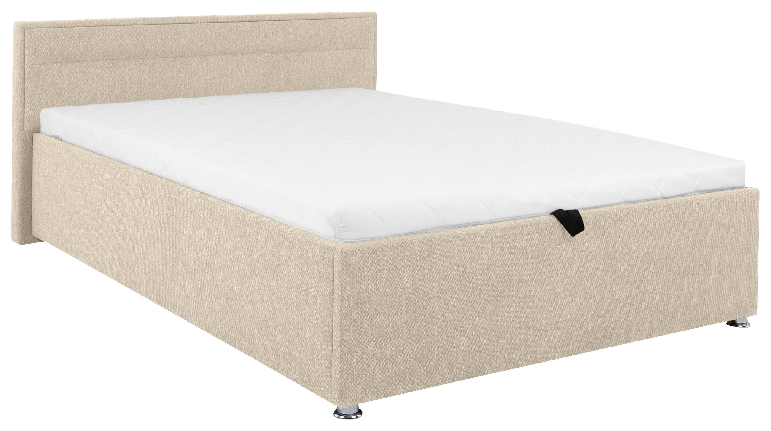 POLSTERBETT Lattenrost, Bettkasten Beige 140/200 cm  - Beige, MODERN, Holz/Kunststoff (140/200cm) - MID.YOU