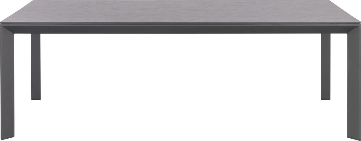 STOL VRTNI  antracit, siva  metal, plastika      - siva/antracit, Design, metal/plastika (220/100/75cm) - Amatio