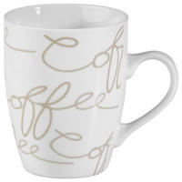 KAFFEEBECHER Cornello  250 ml   - Creme/Weiß, KONVENTIONELL, Keramik (0,250l) - Ritzenhoff Breker