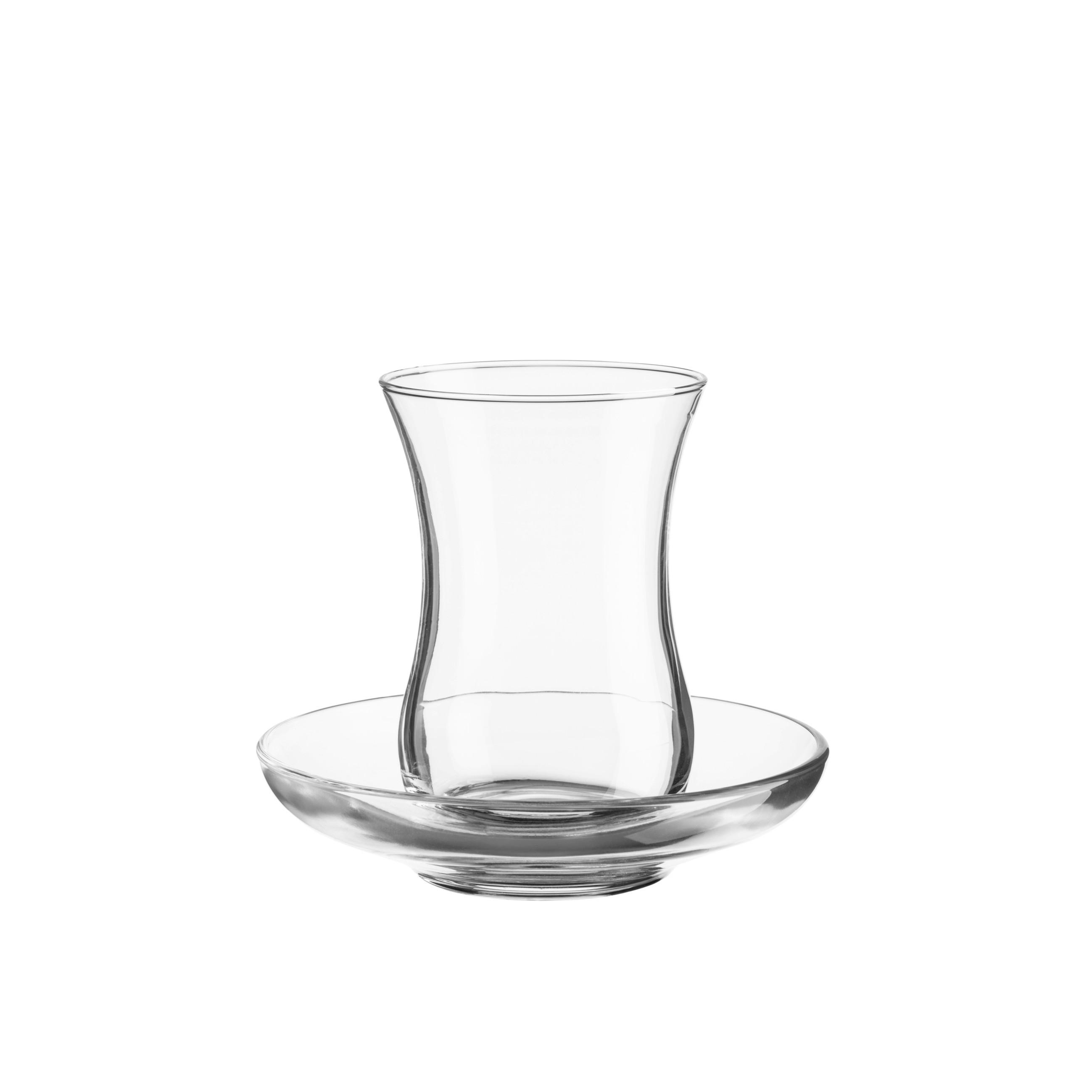 TEEGLÄSERSET  24-teilig  - Transparent, Basics, Glas (5,5/8,5cm) - Mäser