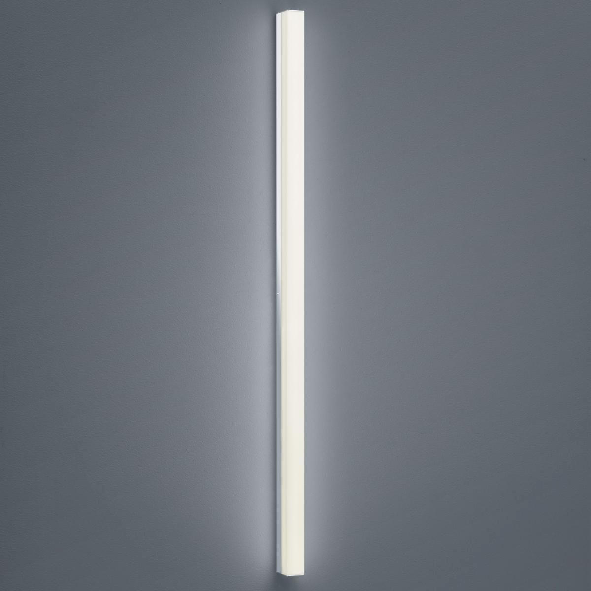 BADEZIMMER-WANDLEUCHTE Lado 6/4/120 cm   - Chromfarben, Design, Kunststoff/Metall (6/4/120cm) - Helestra