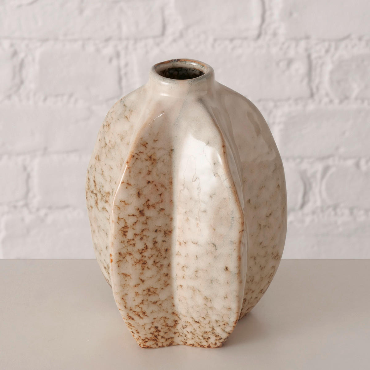 VASE  - Creme, LIFESTYLE, Keramik (12/17cm)