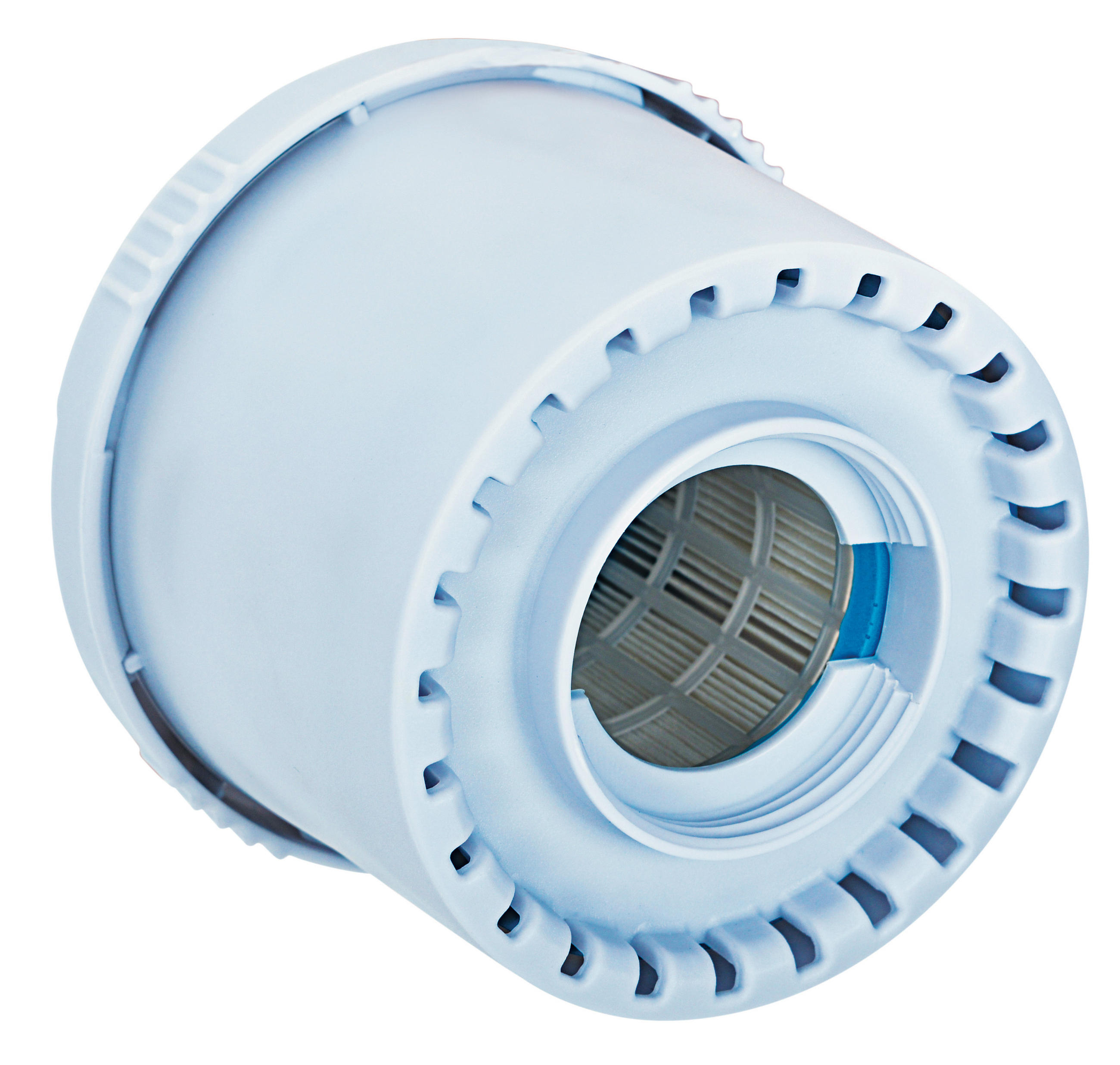 WHIRLPOOL-FILTERKARTUSCHE  - Blau, Basics, Papier/Kunststoff (13/10cm)