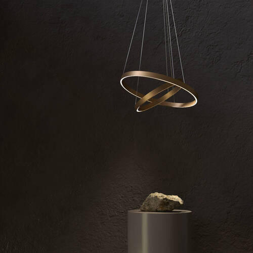 PENDELLEUCHTE 80/120 cm - Messingfarben, Trend, Metall (80/120cm) - MAYTONI