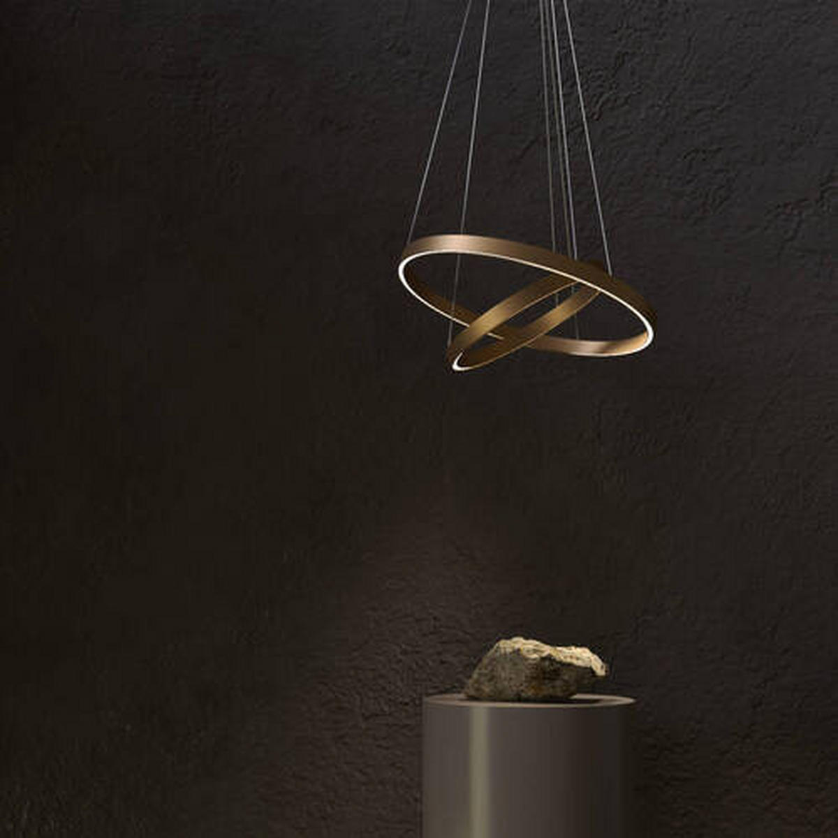 PENDELLEUCHTE Modern 80/120 cm   - Messingfarben, Trend, Metall (80/120cm) - MAYTONI