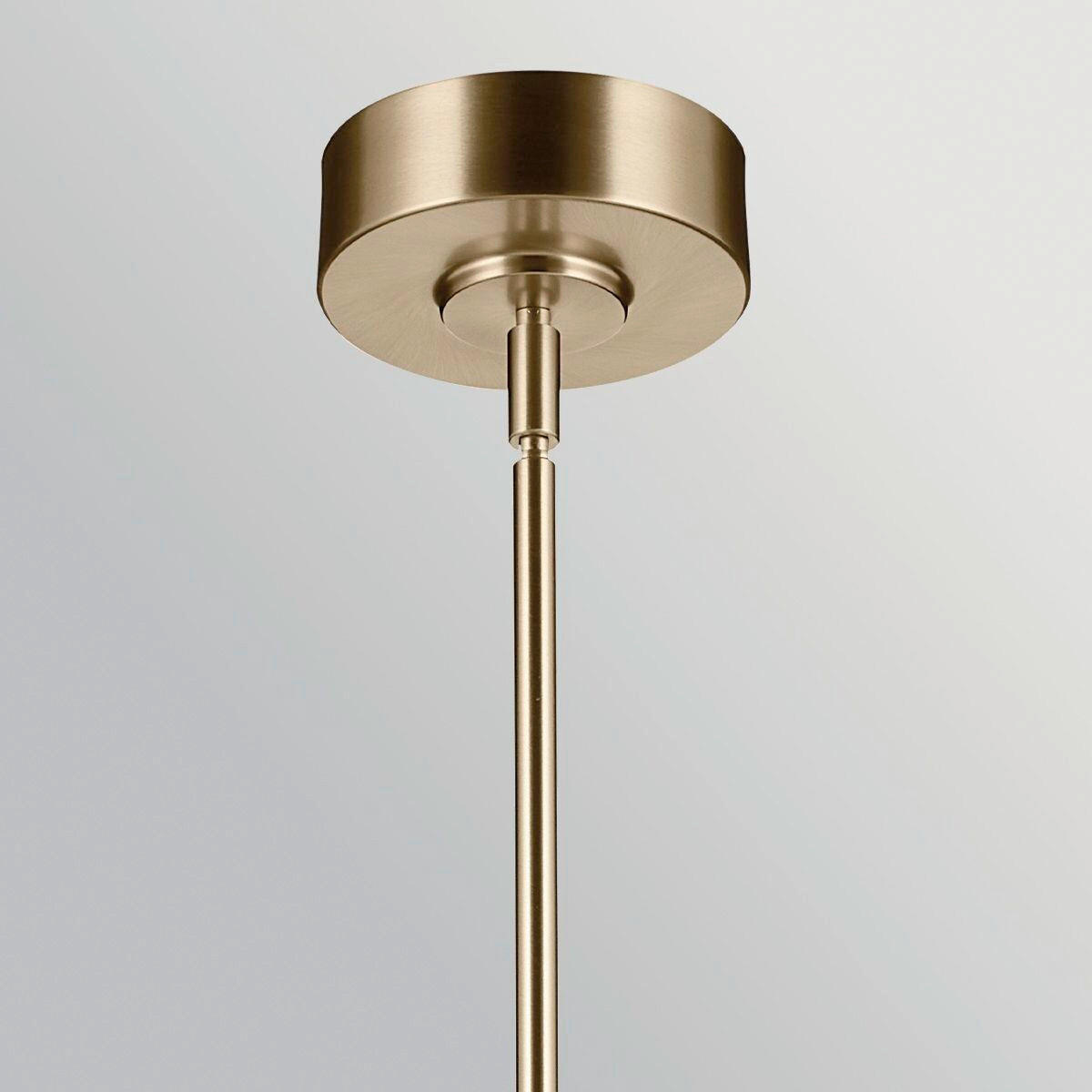 LED-HÄNGELEUCHTE Kichler 23,8/122,2 cm  - Champagner, Design, Glas/Kunststoff (23,8/122,2cm) - Elstead Lighting