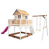 LEKTORN 541/291/277 cm  - lila/vit, Klassisk, trä/plast (541/291/277cm)