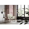 SESSEL in Samt Beige  - Beige/Messingfarben, MODERN, Textil/Metall (68/82/75cm) - Livetastic