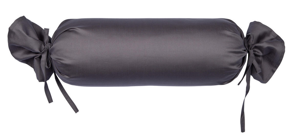 NACKENROLLENBEZUG Giacomo 15/40 cm  - Anthrazit, Basics, Textil (15/40cm) - Janine