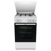 HERD GG5A13WH  - Weiß, Trend, Glas/Kunststoff (50/85/59,4cm) - Gorenje