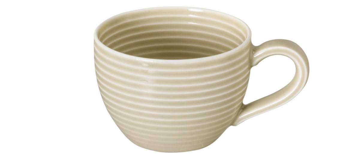 ESPRESSOTASSE Beat sandbeige 110 ml  - Beige, KONVENTIONELL, Keramik (0,11l) - Seltmann Weiden