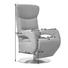 RELAXSESSEL Webstoff - Edelstahlfarben/Braun, Design, Textil/Metall (67/108/77cm) - Cantus