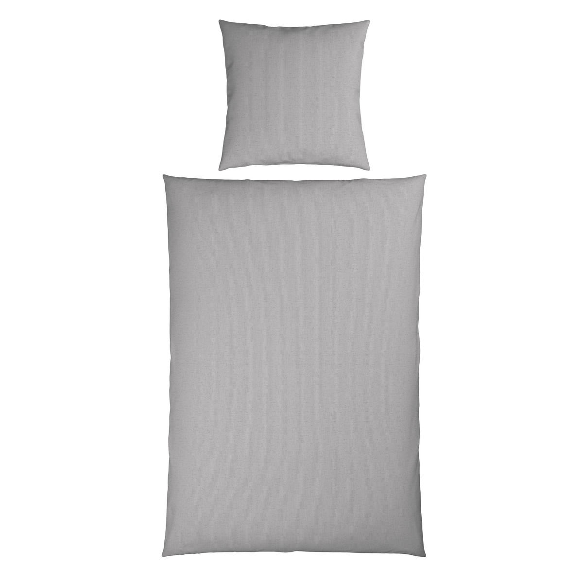 BETTWÄSCHE 155/220 cm  - Hellgrau, Textil (155/220cm) - Bio:Vio